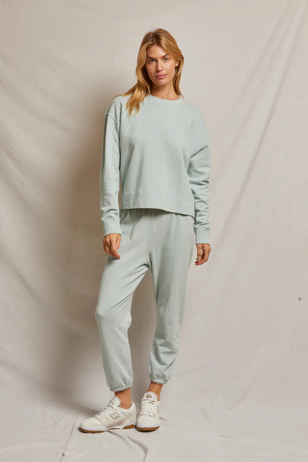 Perfect White Tee - Tyler Sweatshirt - Fresh Mint