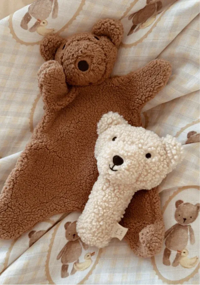 Pop Ya Tot Little Teddy Rattle Toy