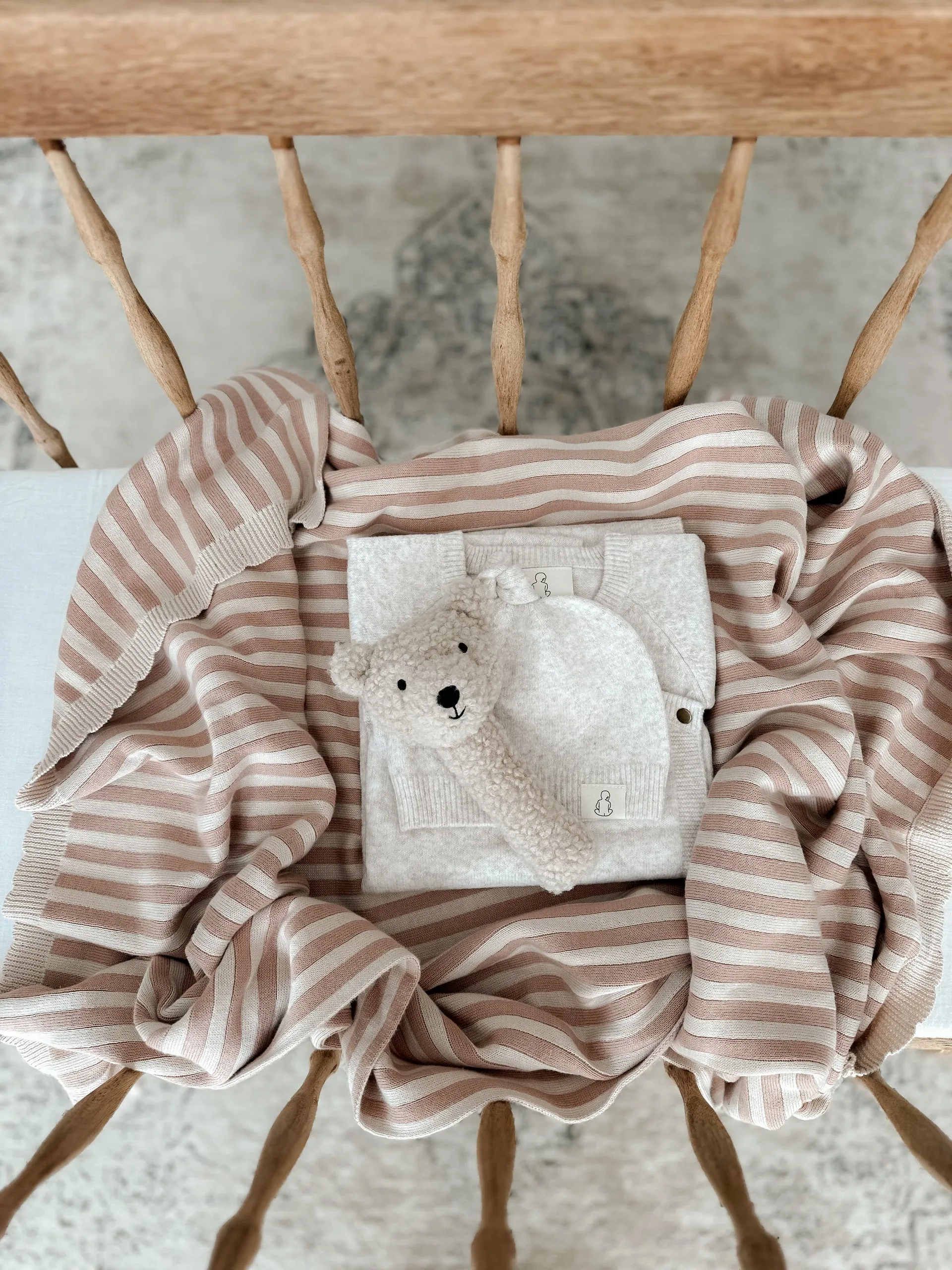 Pop Ya Tot Little Teddy Rattle Toy