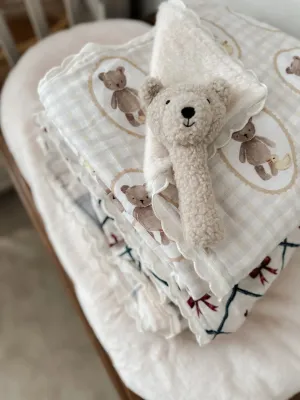 Pop Ya Tot Little Teddy Rattle Toy