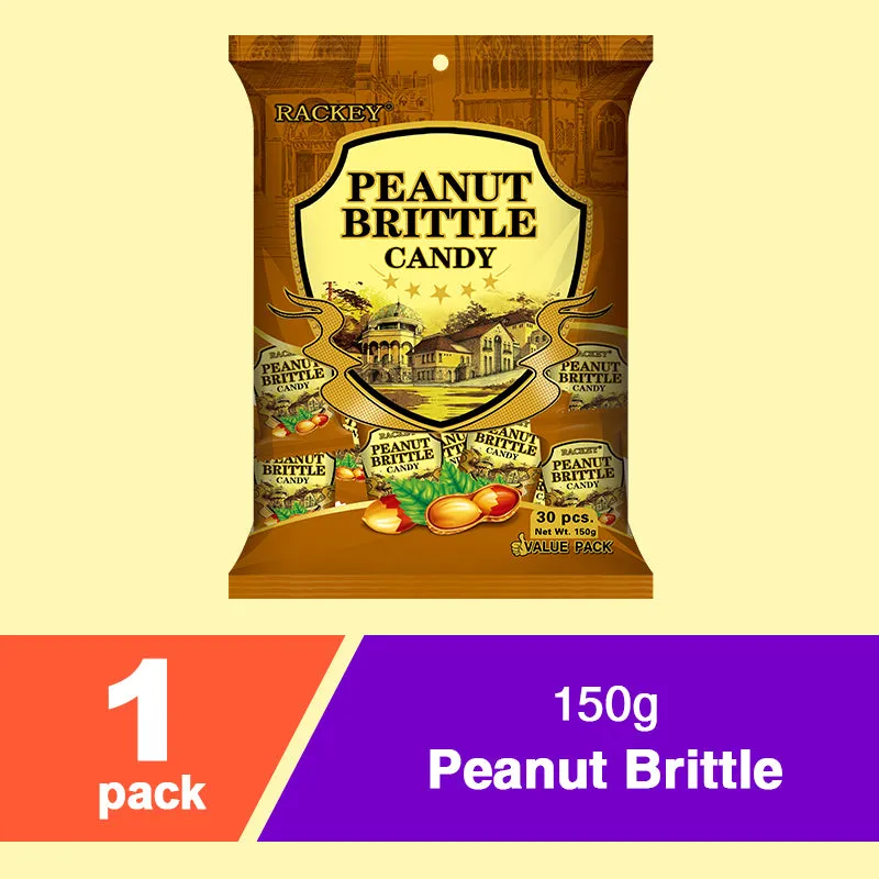 RACKEY PNUT BRITTLE CANDY 30`S