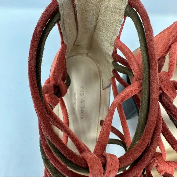 RAG &amp; BONE Camille Sandal in Terracotta NIB- Size 6