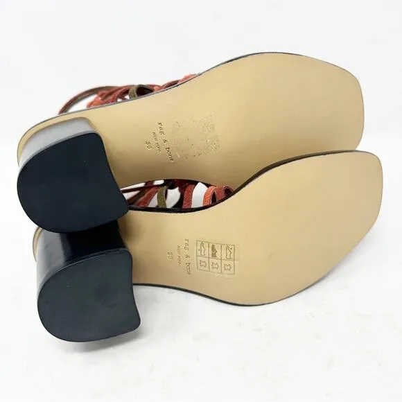 RAG &amp; BONE Camille Sandal in Terracotta NIB- Size 6