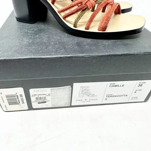 RAG &amp; BONE Camille Sandal in Terracotta NIB- Size 6