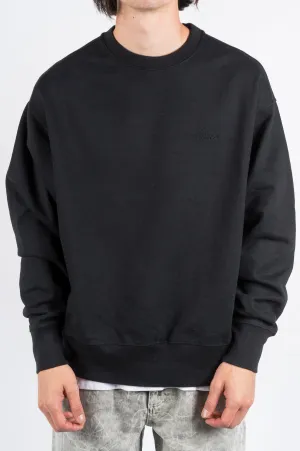 RASSVET EMBROIDERED LOGO SWEATSHIRT BLACK