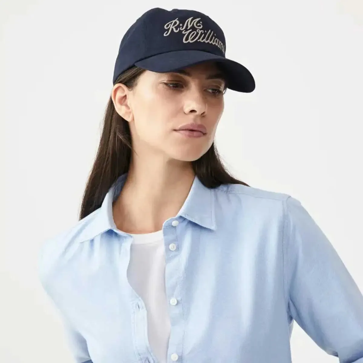RM WILLIAMS Cap - Script Logo - Navy