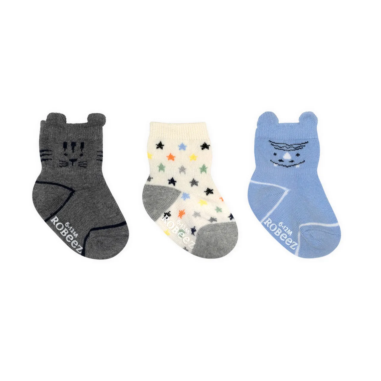 Robeez Socks 3-Pack (Hunter and Rhyo)