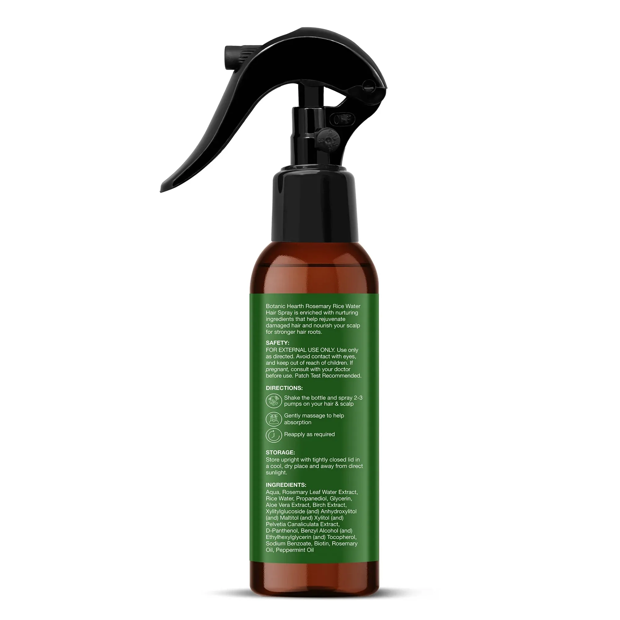 Rosemary Rice Water Hair Spray with Biotin and Aloe Vera Extract | 6.8 fl oz