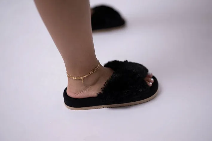'Royal' Fur Slippers