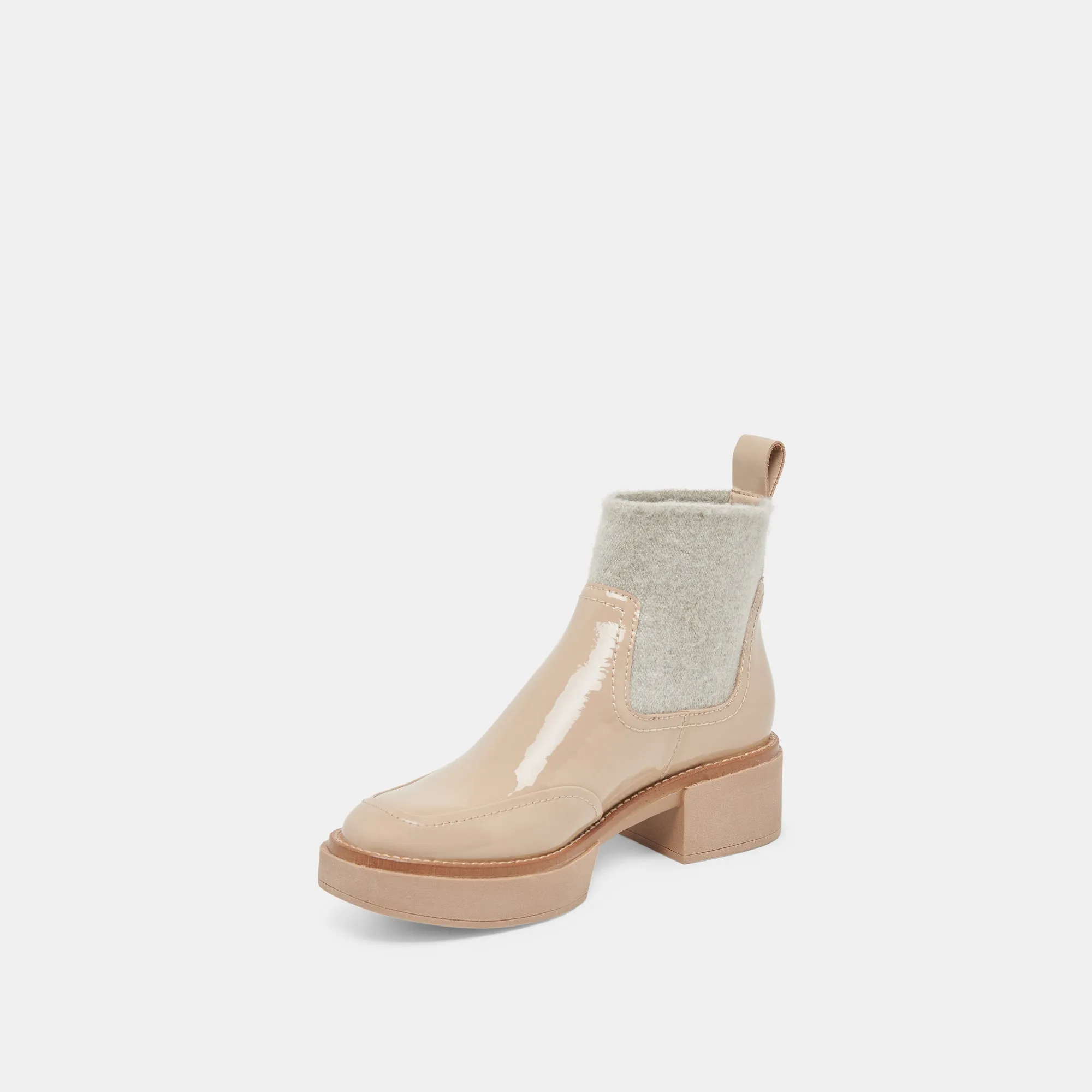 SALINE H2O BOOTIES DUNE CRINKLE PATENT