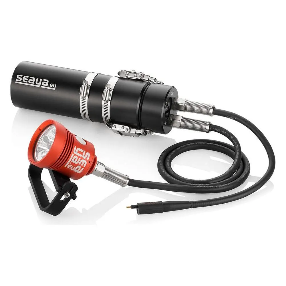 SeaYa LED 70W Narrow Spot with Umbilical Dual Output Battery