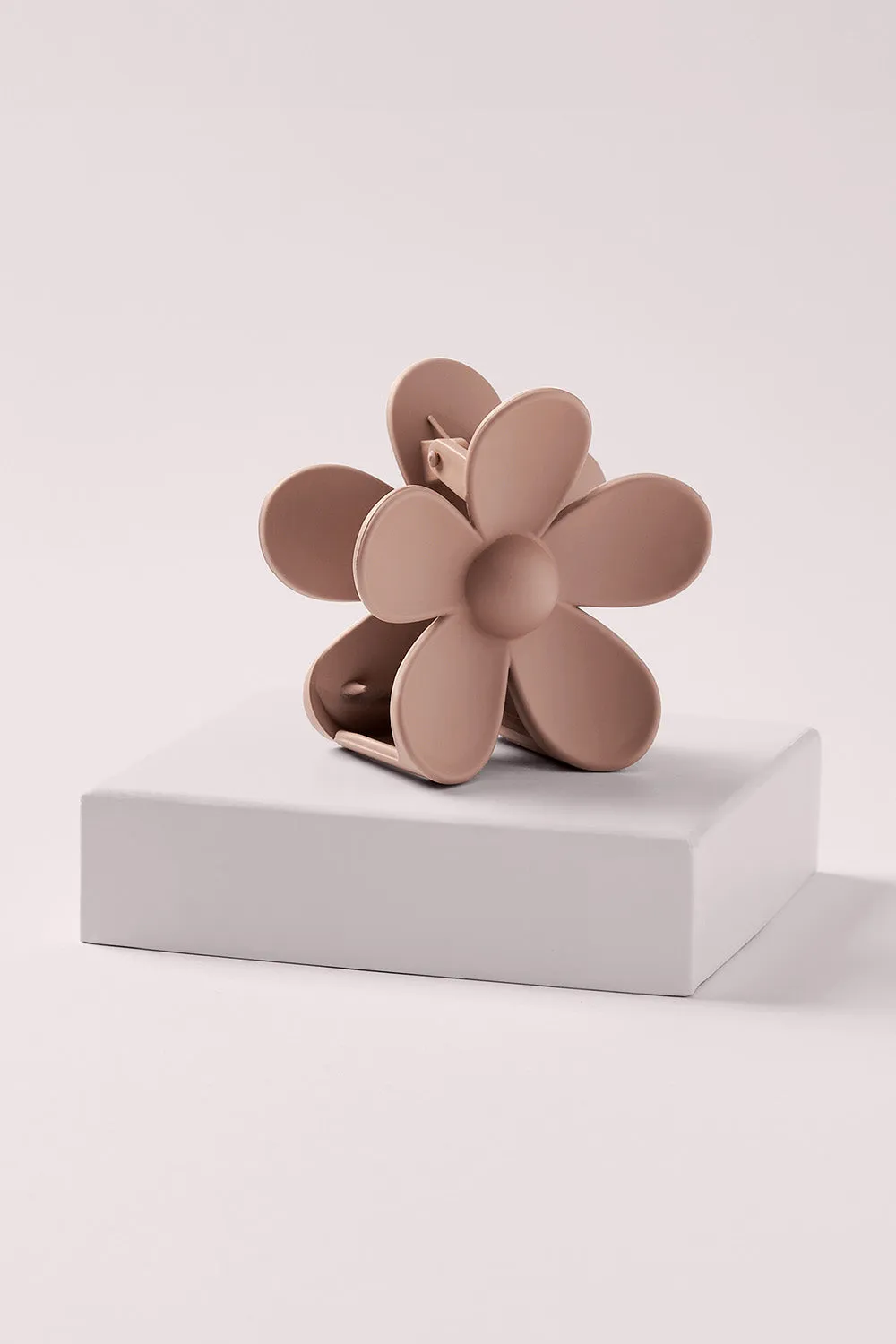 Secret Garden Flower Claw Clip - Champagne