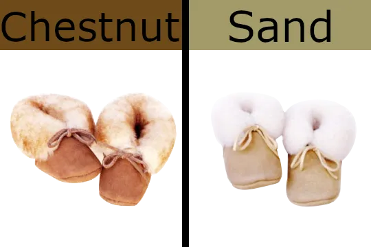 Sheepskin Infant Booties