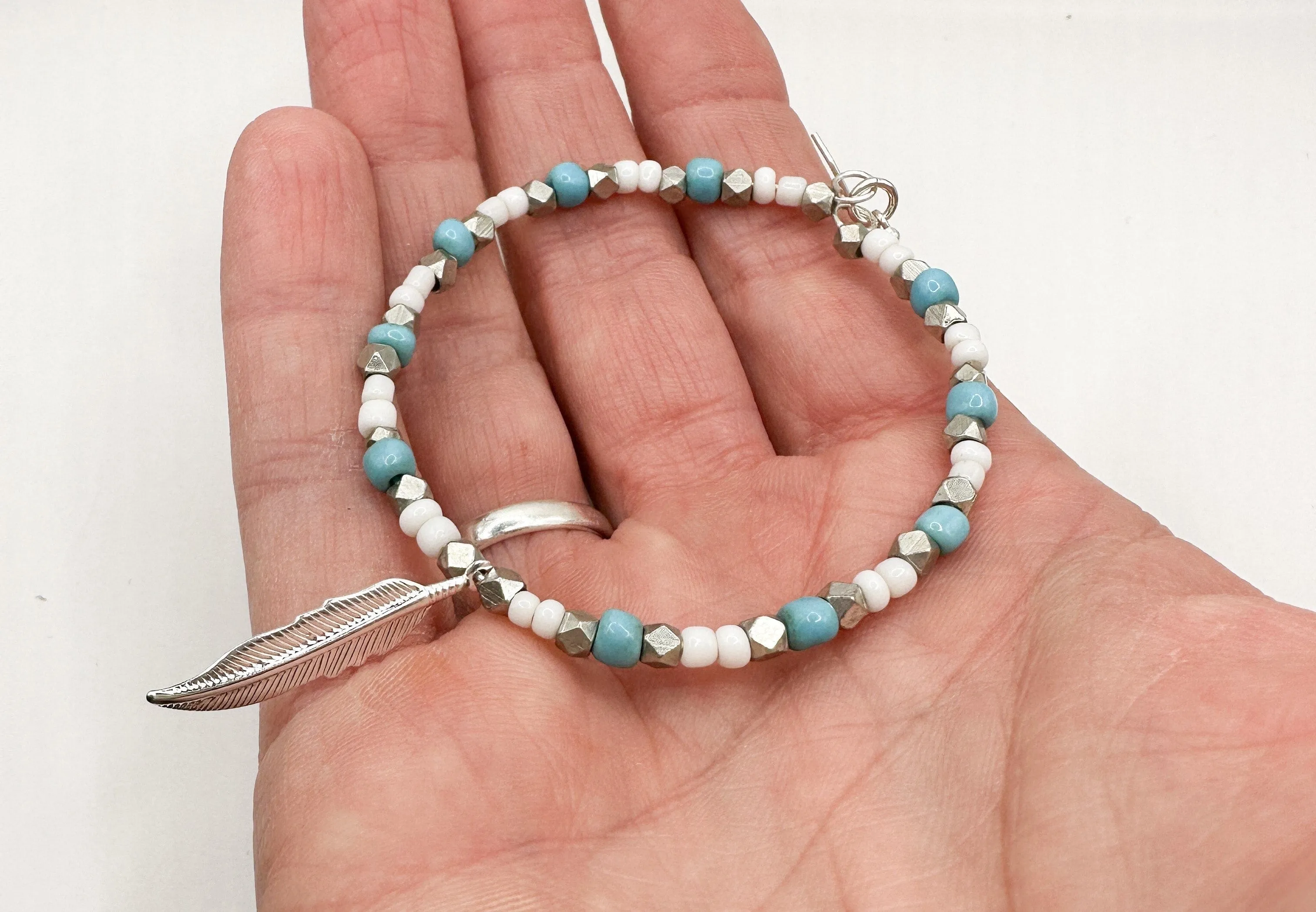 Silver Lining Hoops