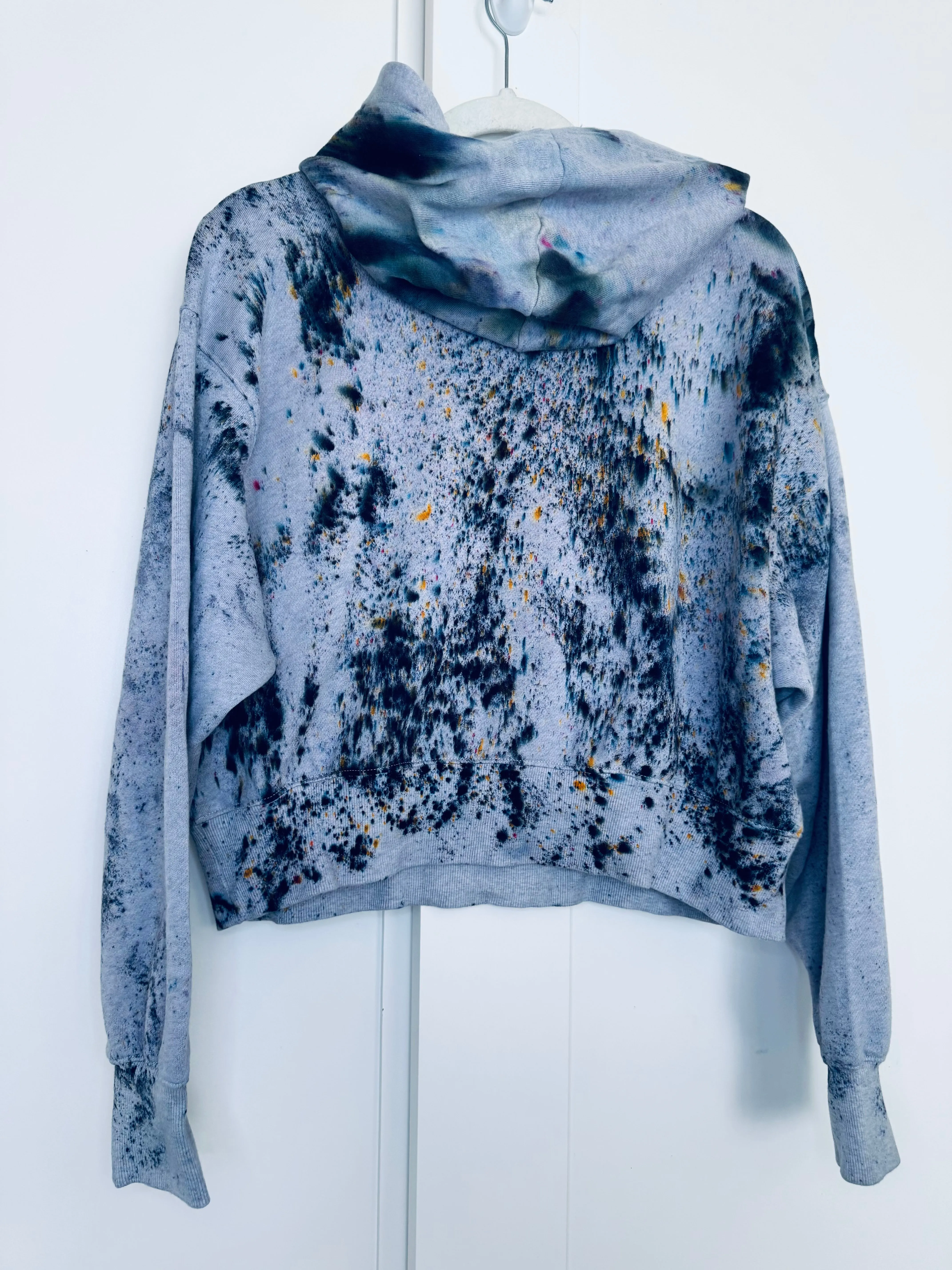 Small Ladies So Cozy Peace Splatter Hoodie