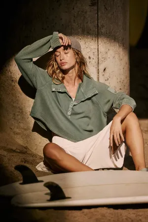 So Fly Henley Layer- Midnight Jade