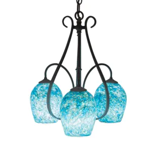 Sweeping Taper Downlight Chandelier (3 Light)