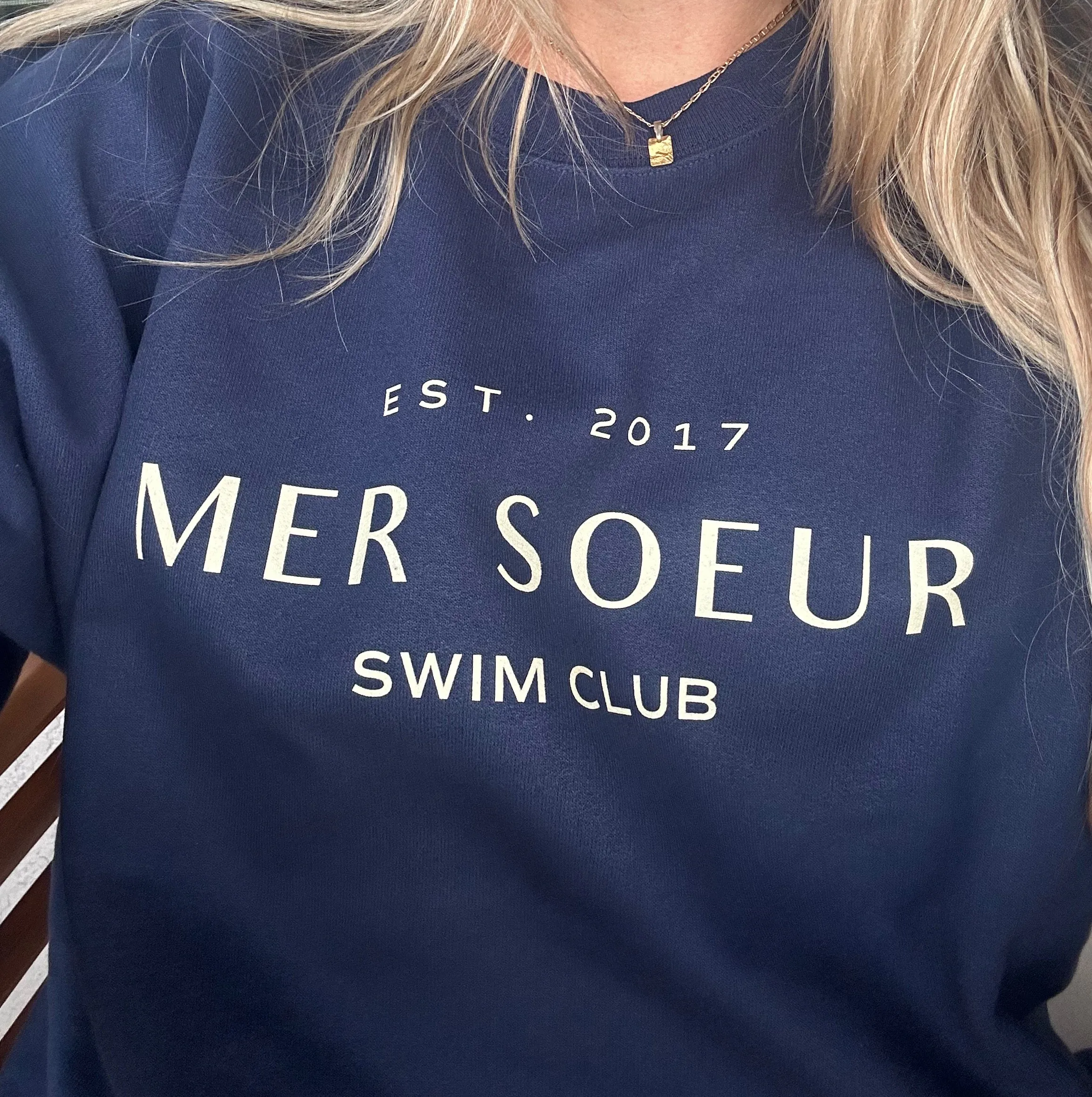 Swim Club Oversized Sweatshirt