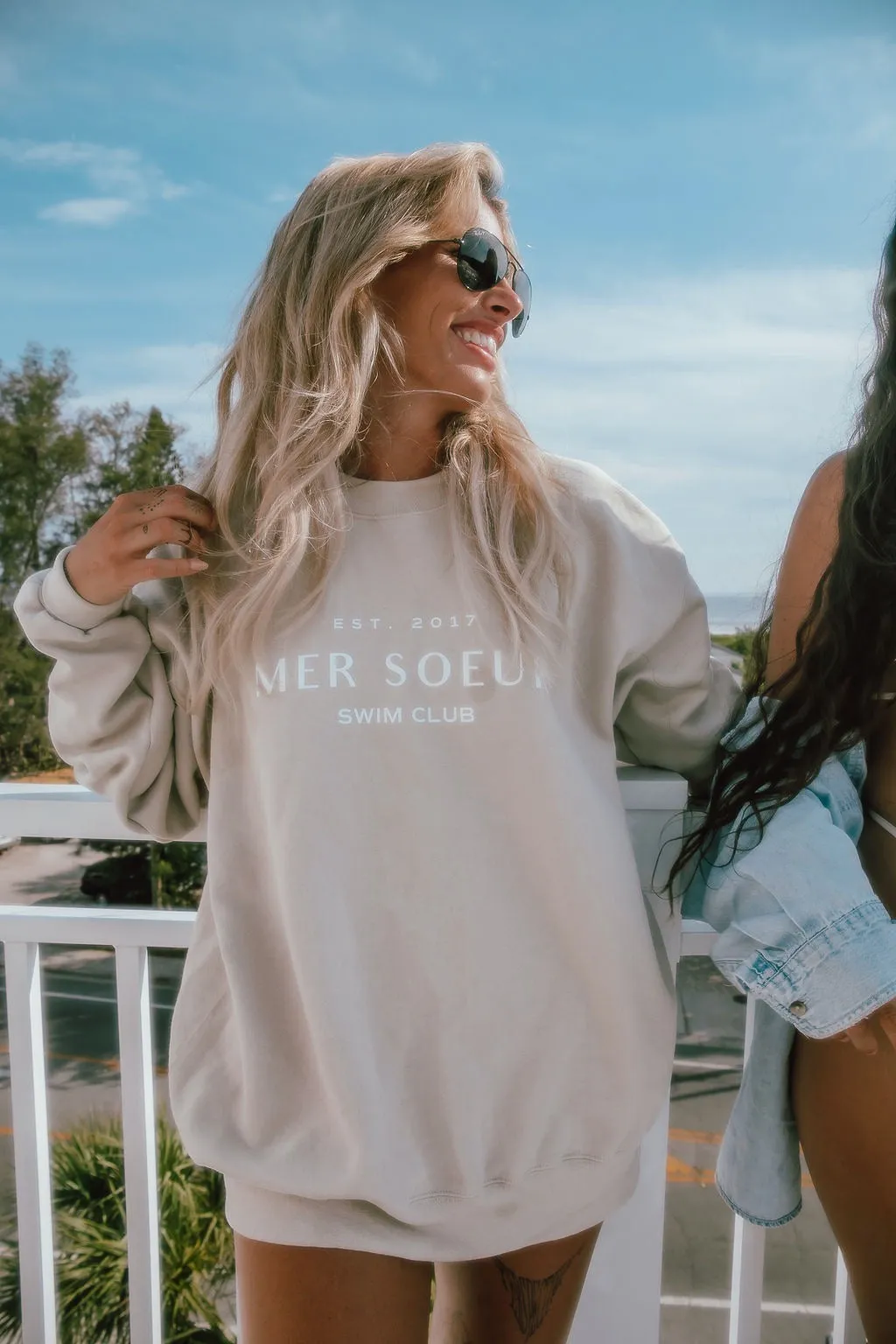 Swim Club Oversized Sweatshirt