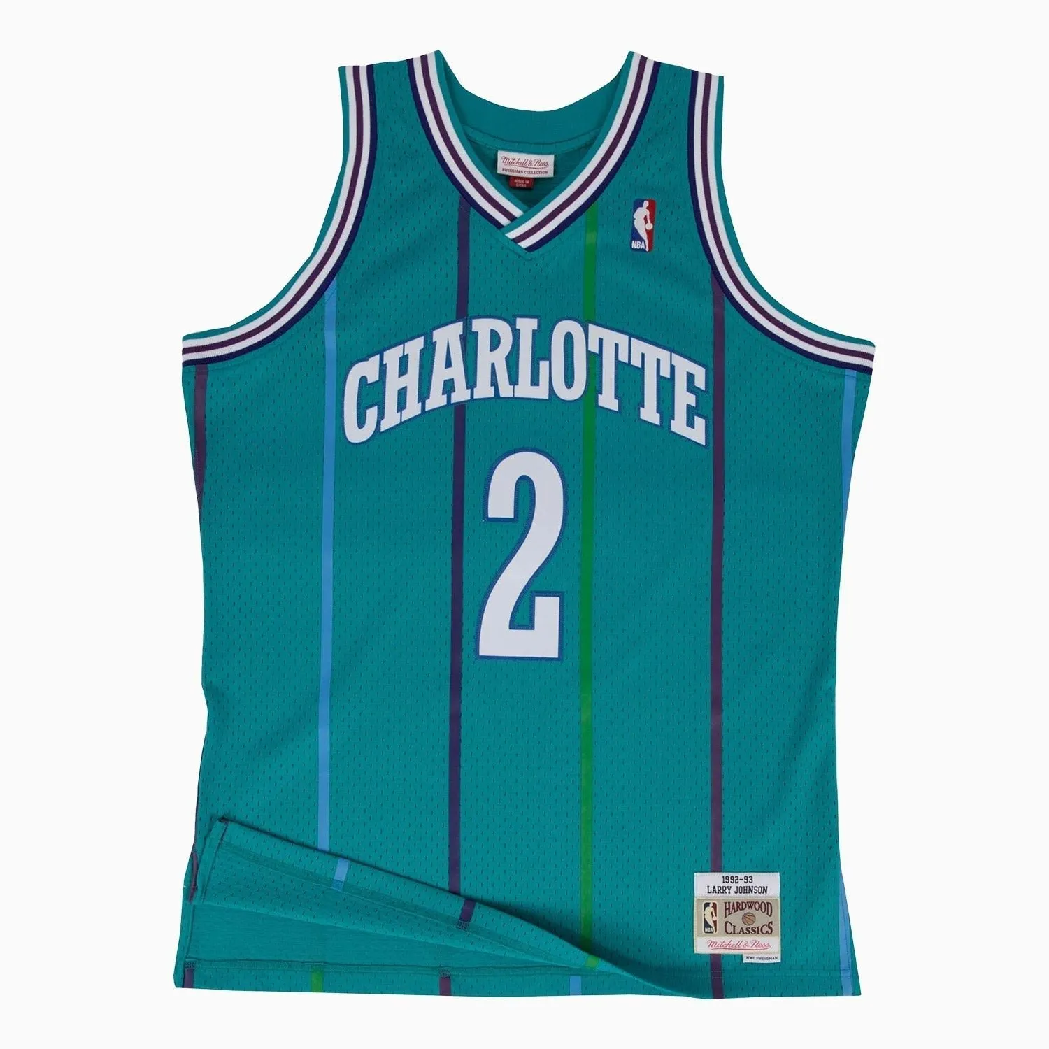 Swingman Larry Johnson Charlotte Hornets NBA 1992-93 Jersey