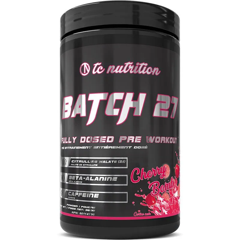 TC Nutrition Batch 27 Pre Workout