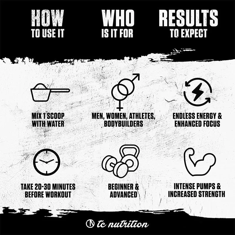 TC Nutrition Batch 27 Pre Workout
