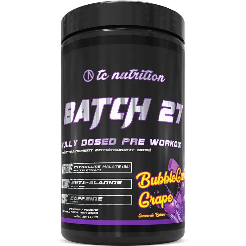 TC Nutrition Batch 27 Pre Workout