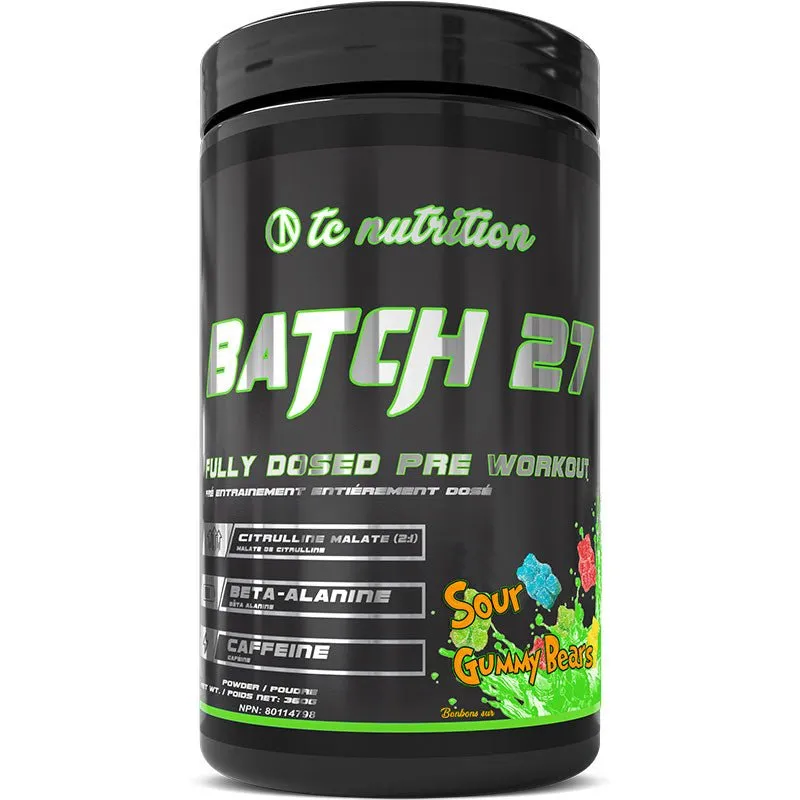 TC Nutrition Batch 27 Pre Workout
