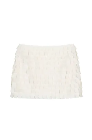 Textured Mini Skirt