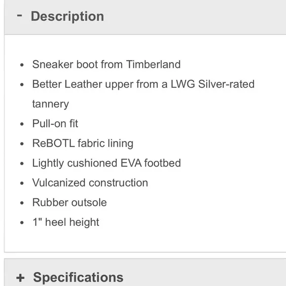 Timberland Skyla Bay Pull On Size 7 Black Sneaker Boot. Leather Suede