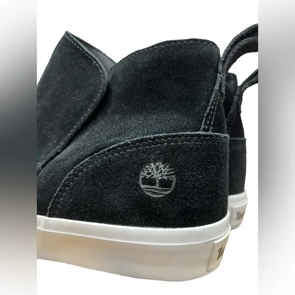 Timberland Skyla Bay Pull On Size 7 Black Sneaker Boot. Leather Suede
