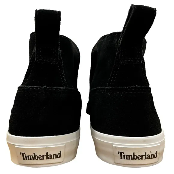 Timberland Skyla Bay Pull On Size 7 Black Sneaker Boot. Leather Suede