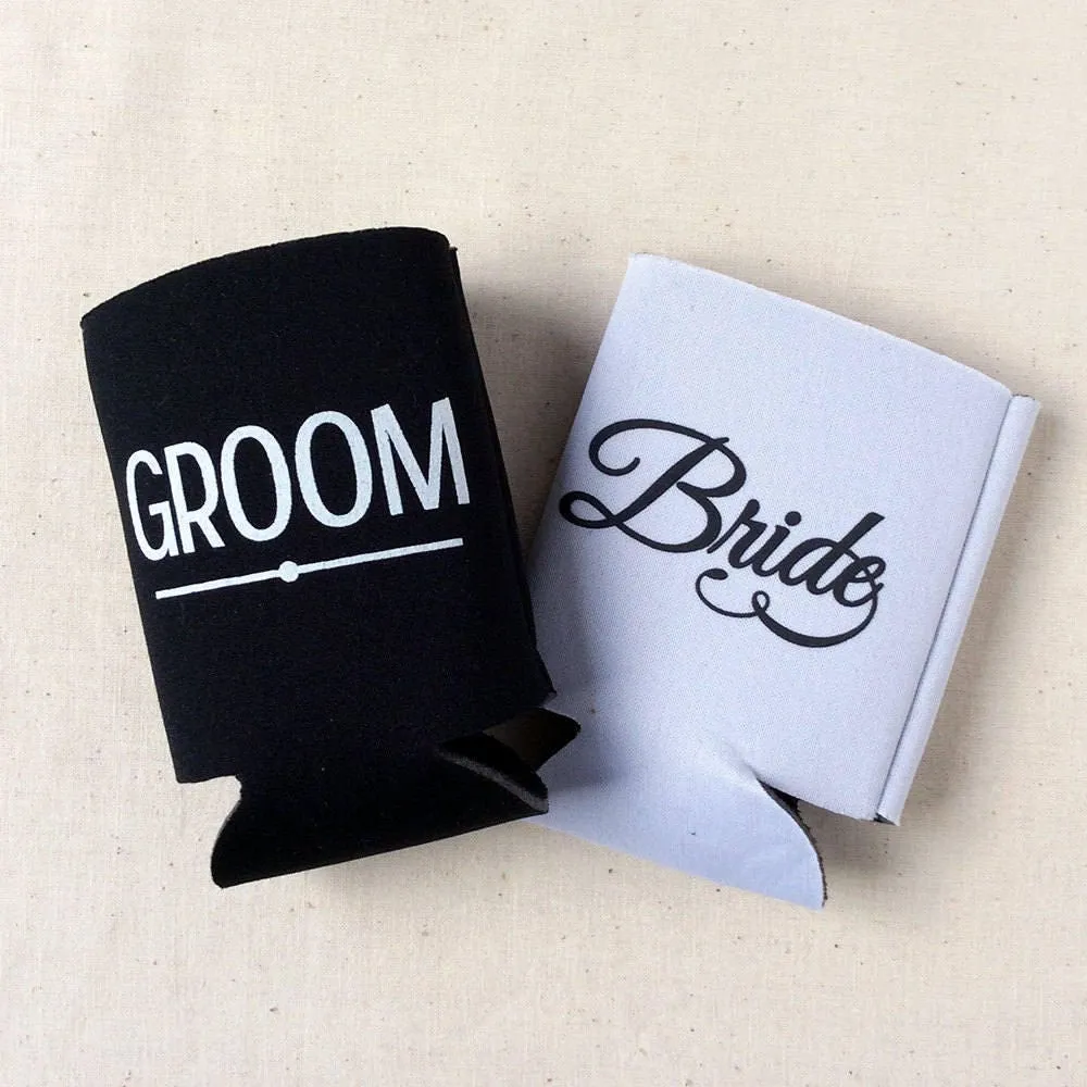 To Love Laughter and Happily Ever After - Wedding Can Cooler #109R