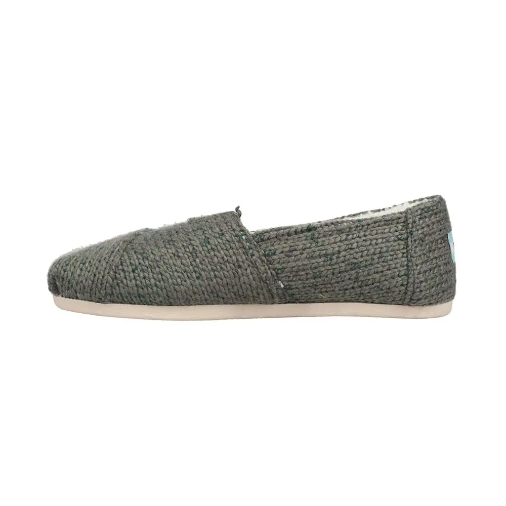 TOMS Womens Alpargata Cozy Slip On Flats Casual - Grey - Size 8.5 B