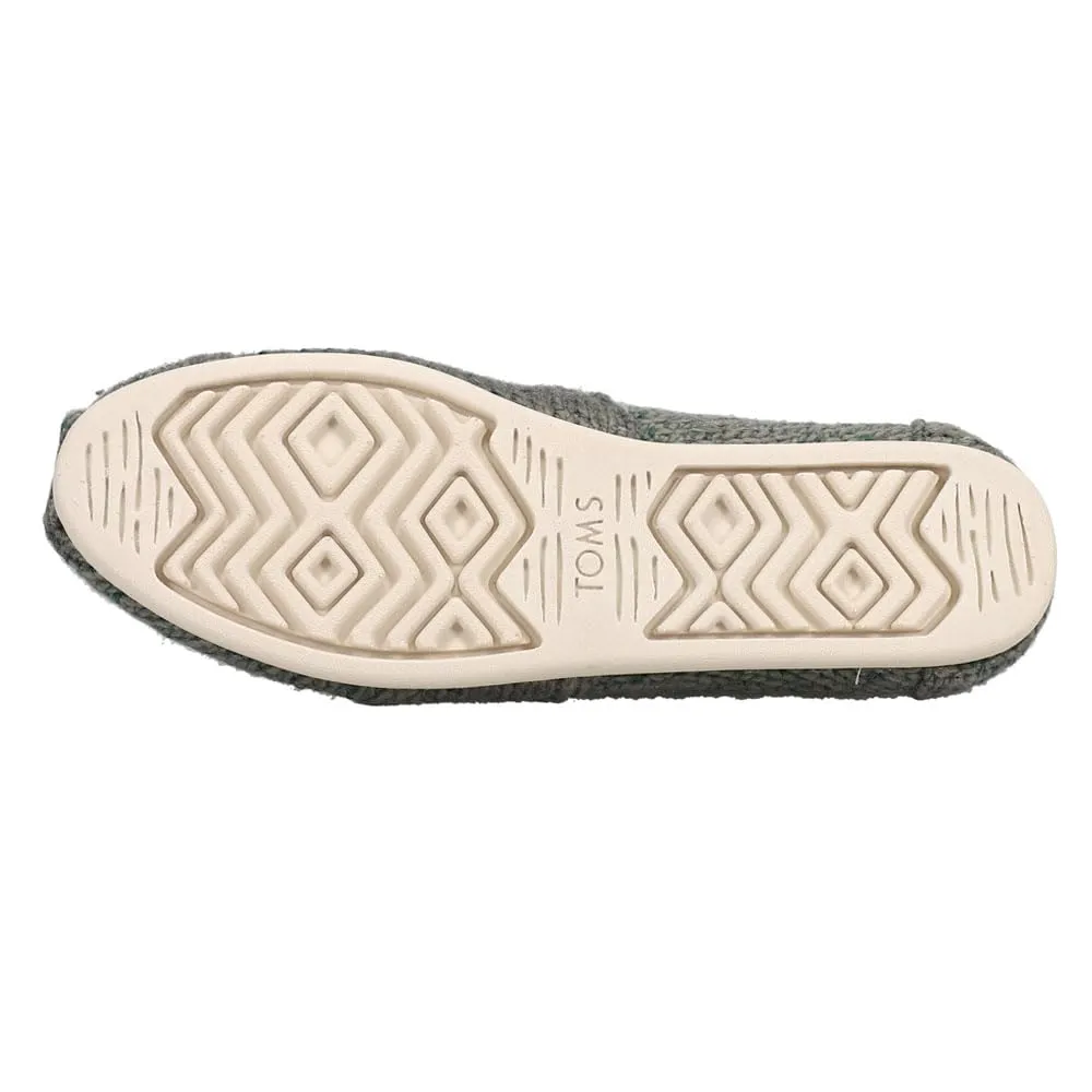 TOMS Womens Alpargata Cozy Slip On Flats Casual - Grey - Size 8.5 B
