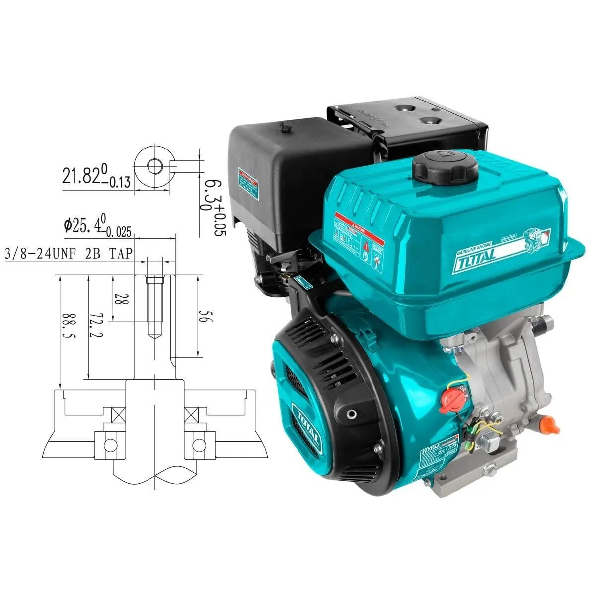 Total 13HP Gasoline Engine - TGEN1881