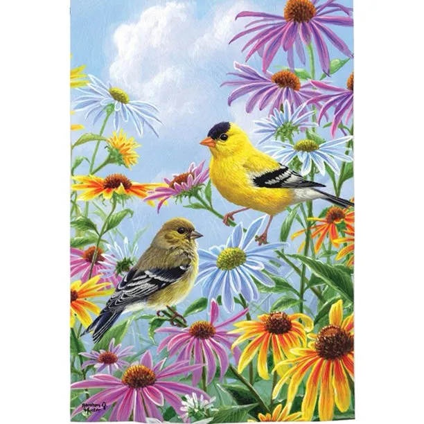 Tweethearts Garden Flag