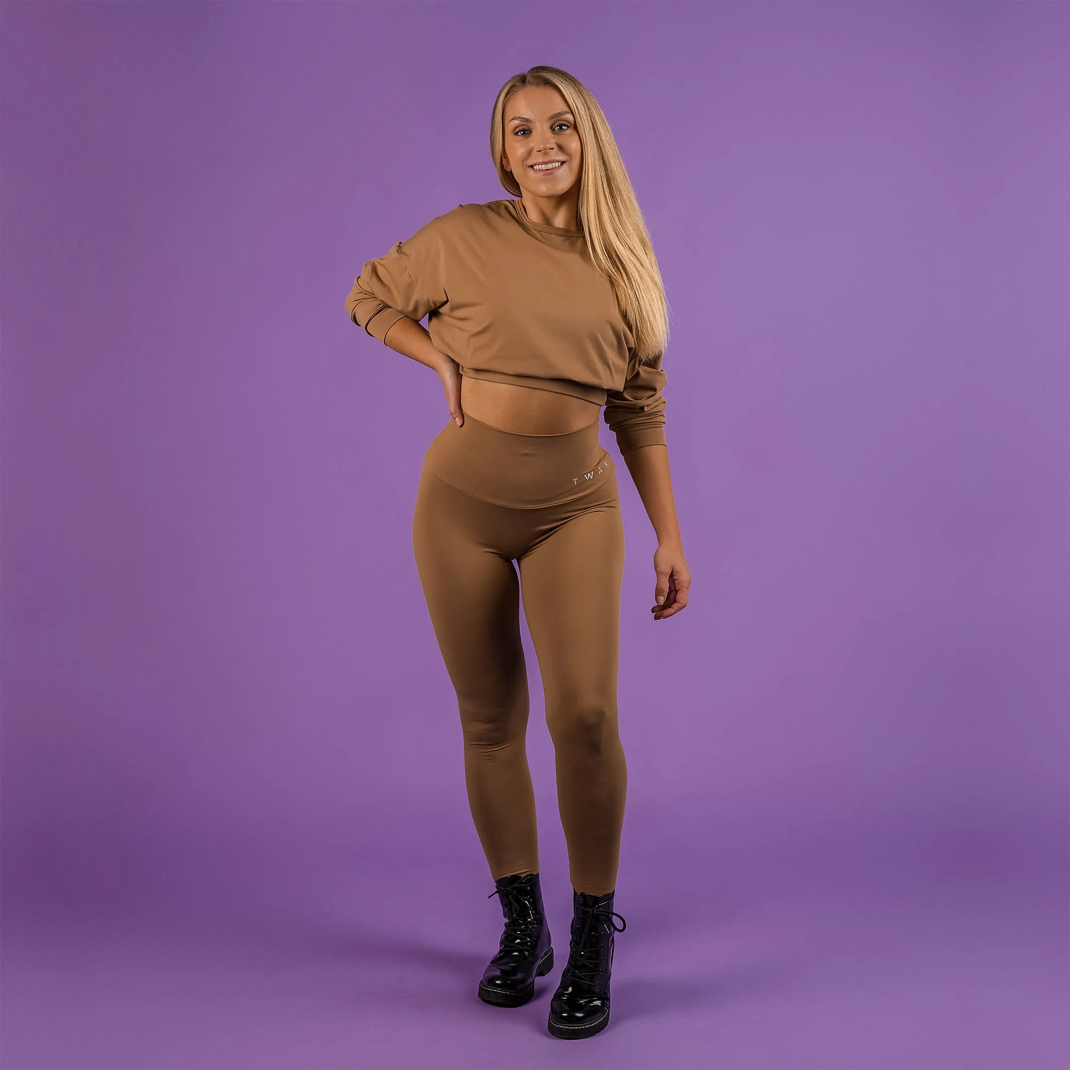 TWRKWEAR The Perfect Booty Leggings™ – COZY CAPPUCCINO