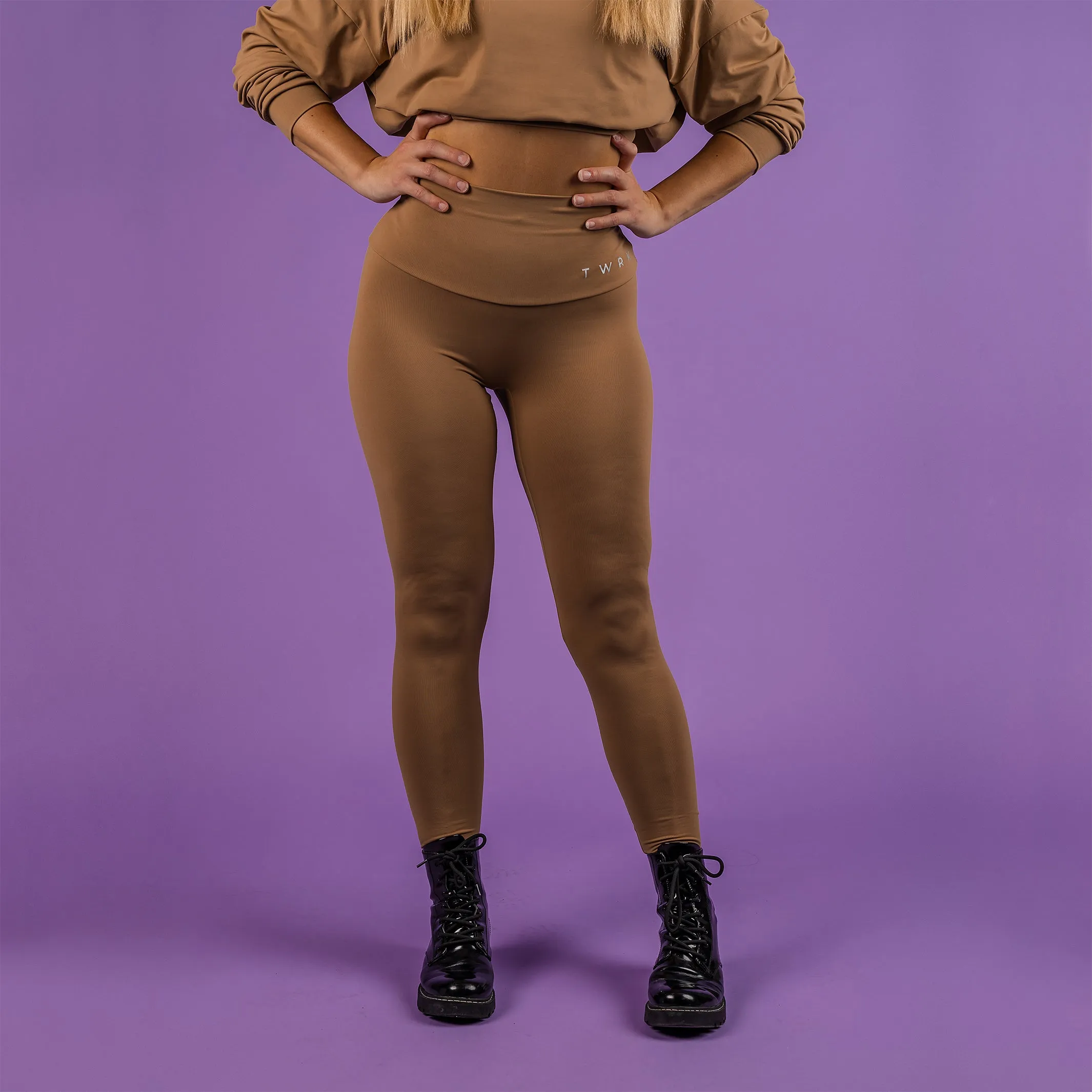 TWRKWEAR The Perfect Booty Leggings™ – COZY CAPPUCCINO