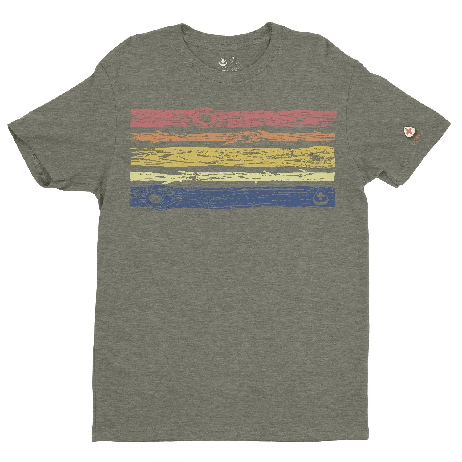 Unique Men’s Vintage Wooden Branches Graphic Tee