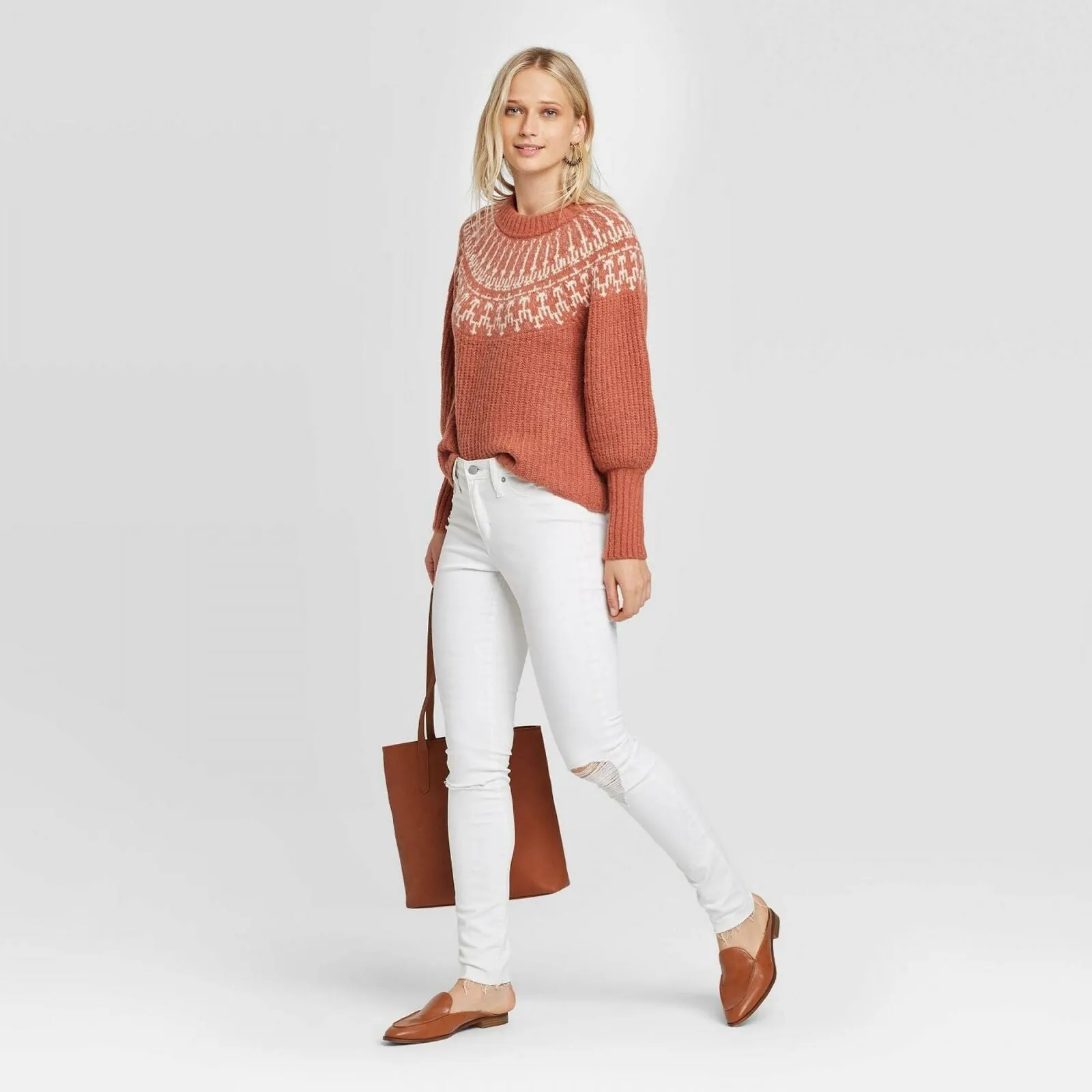 Universal Thread Women's Crewneck Femme Pullover Sweater