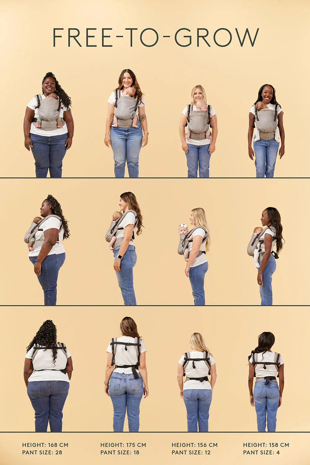 Urbanista - Mesh Free-to-Grow Baby Carrier