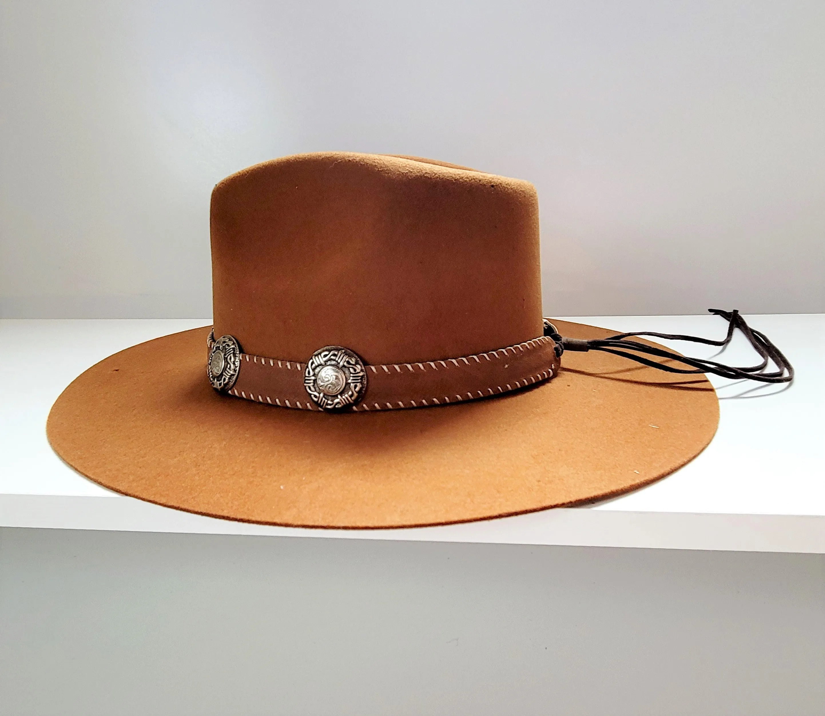 Vegan Leather Hat Band