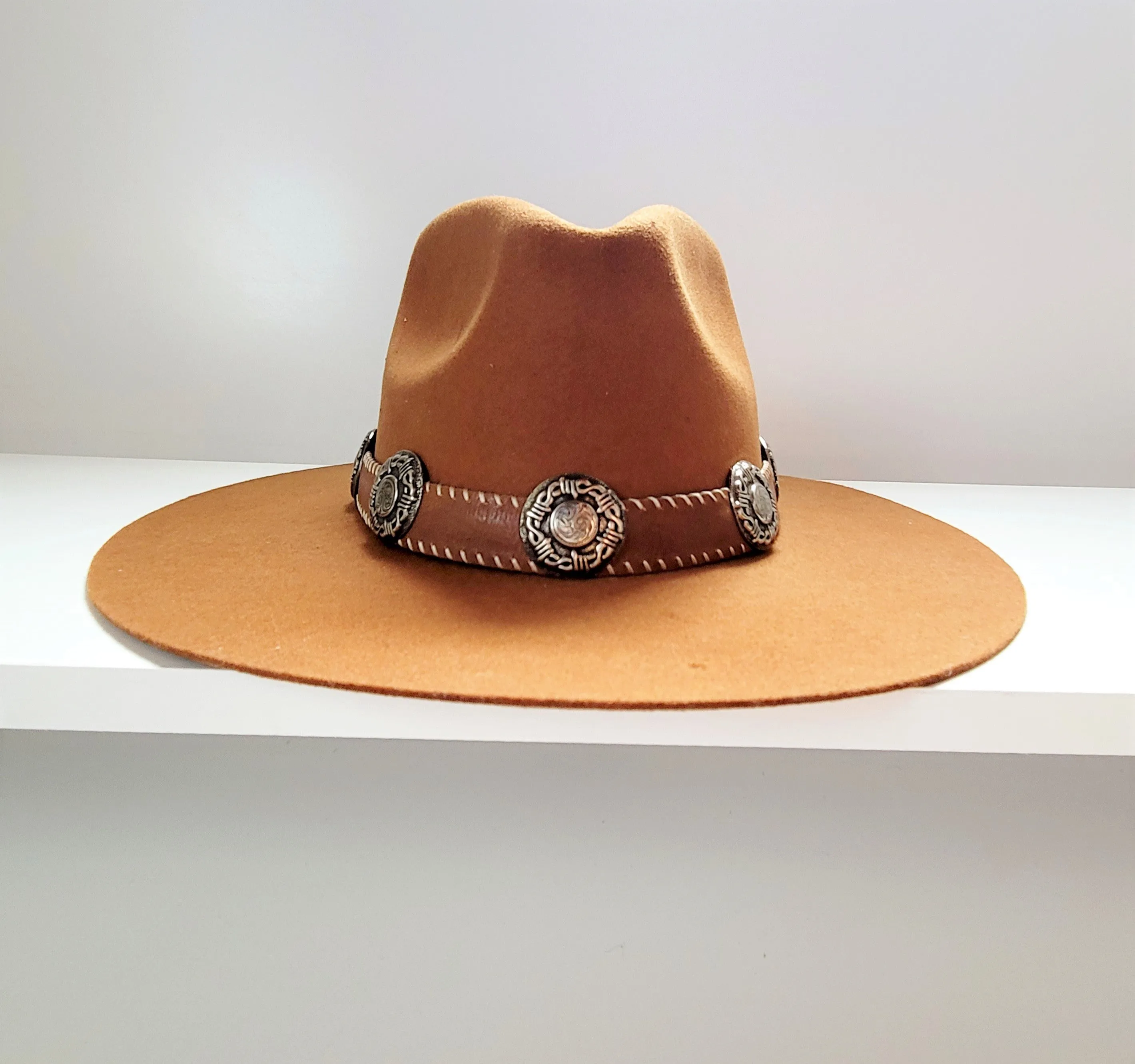 Vegan Leather Hat Band