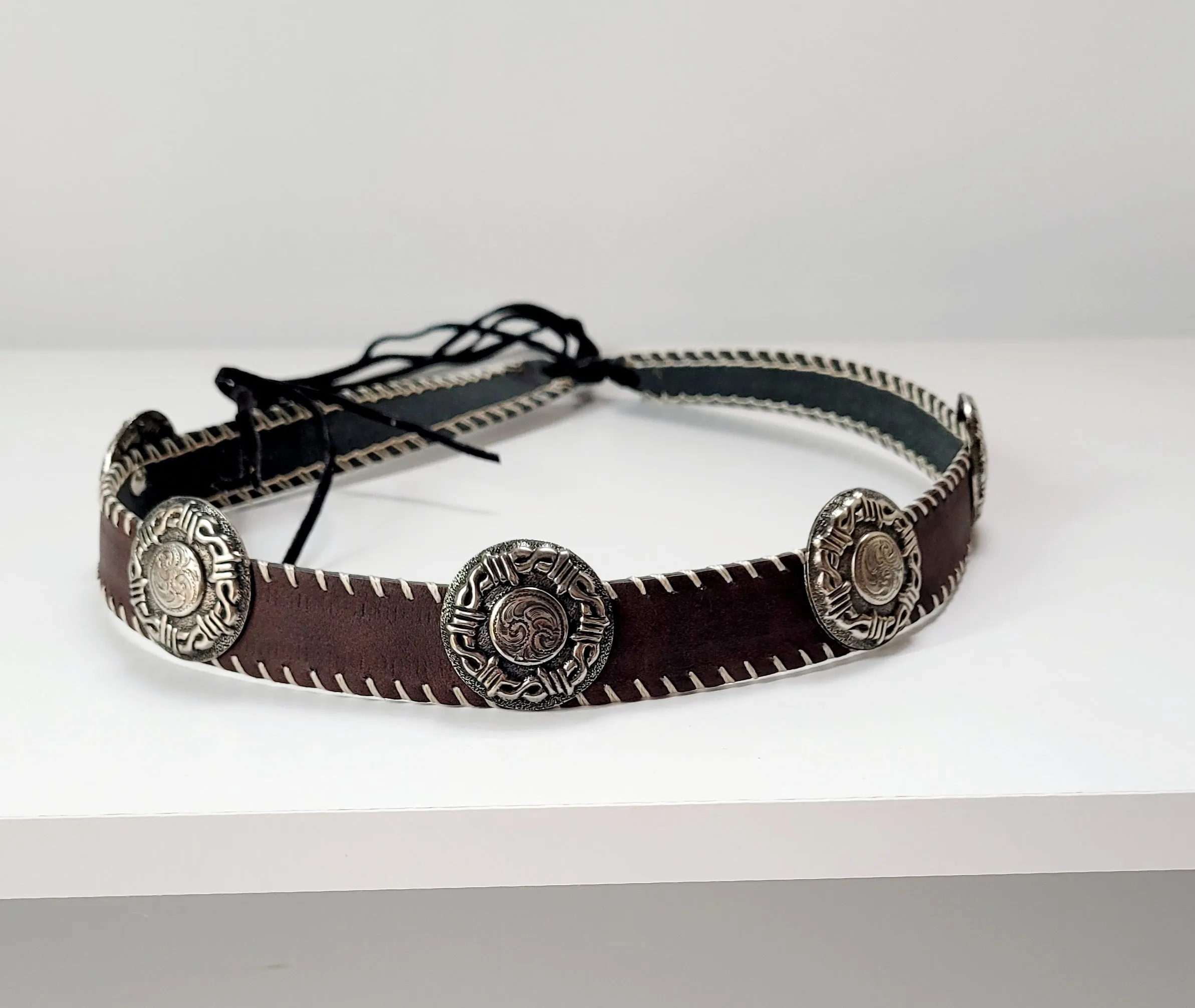 Vegan Leather Hat Band