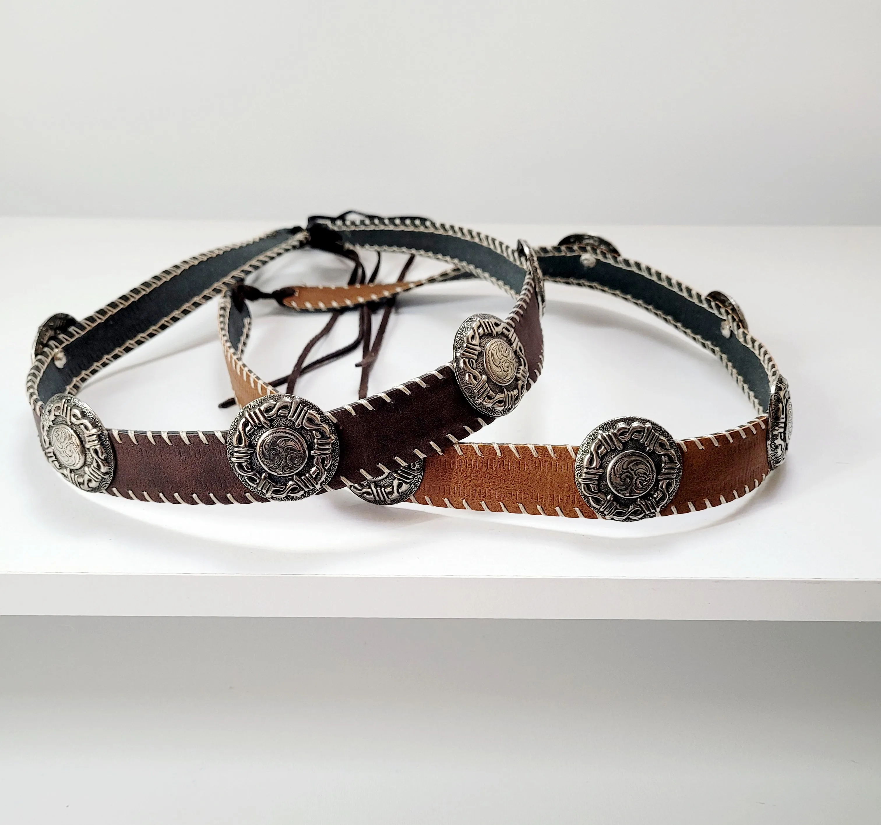 Vegan Leather Hat Band