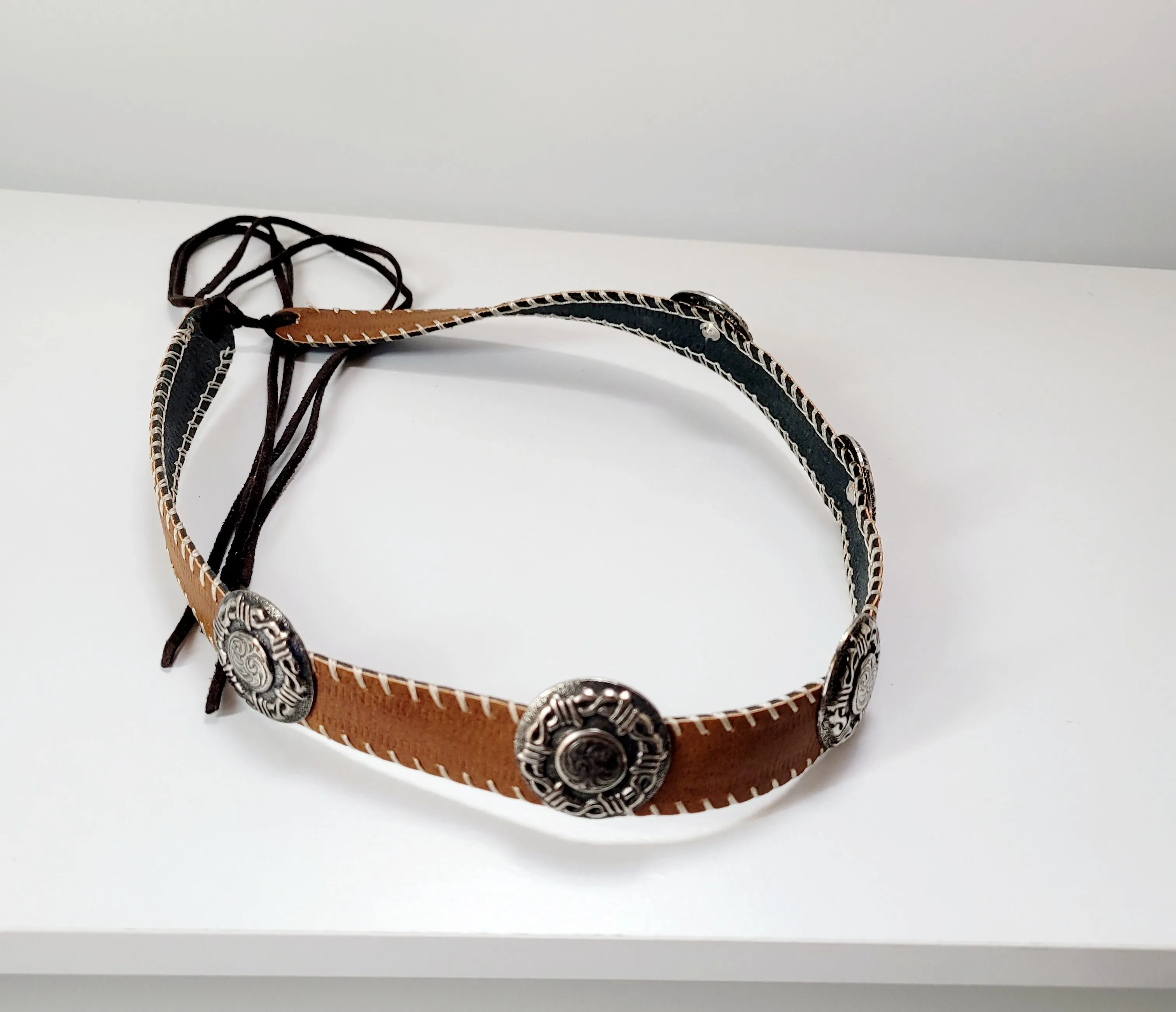 Vegan Leather Hat Band