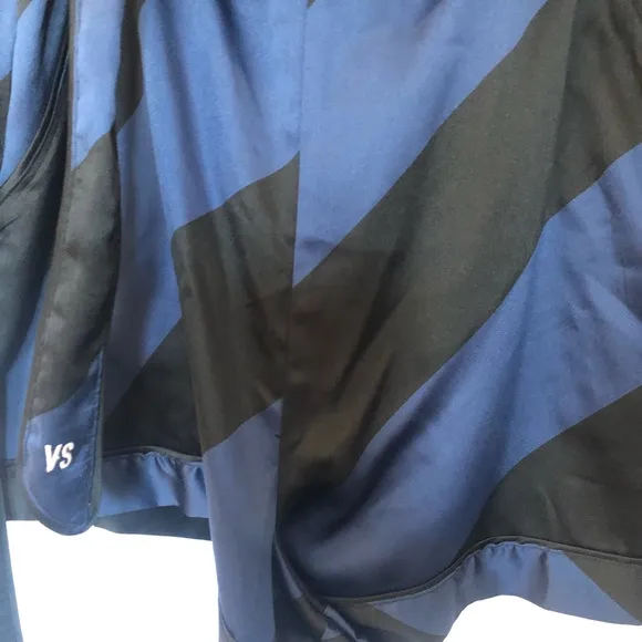 Victoria Secret stripped blue&amp;black Sz S