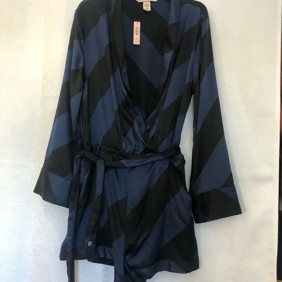 Victoria Secret stripped blue&amp;black Sz S