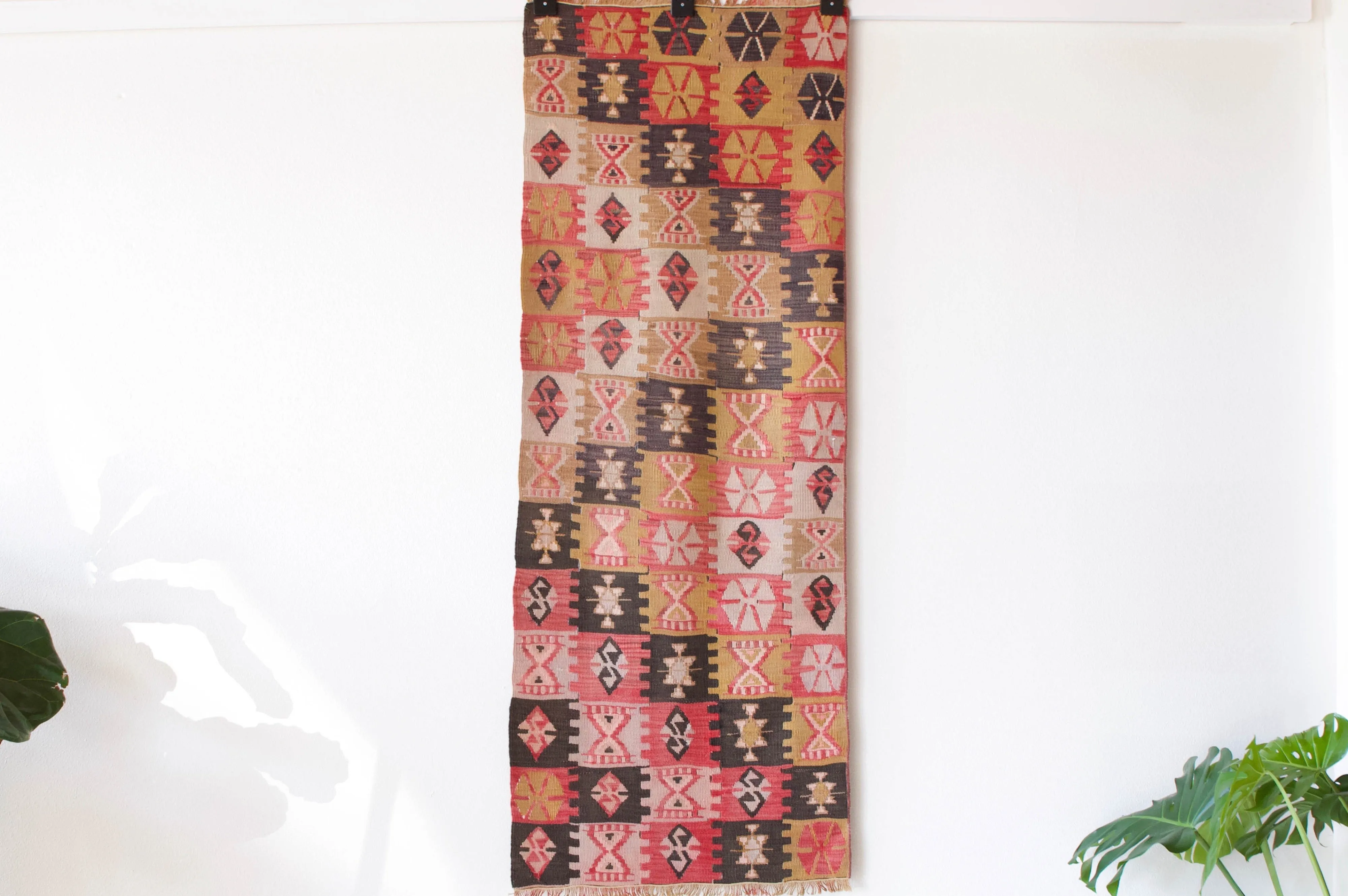 Vintage central Anatolian kilim runner 2'4" x 6' 5"